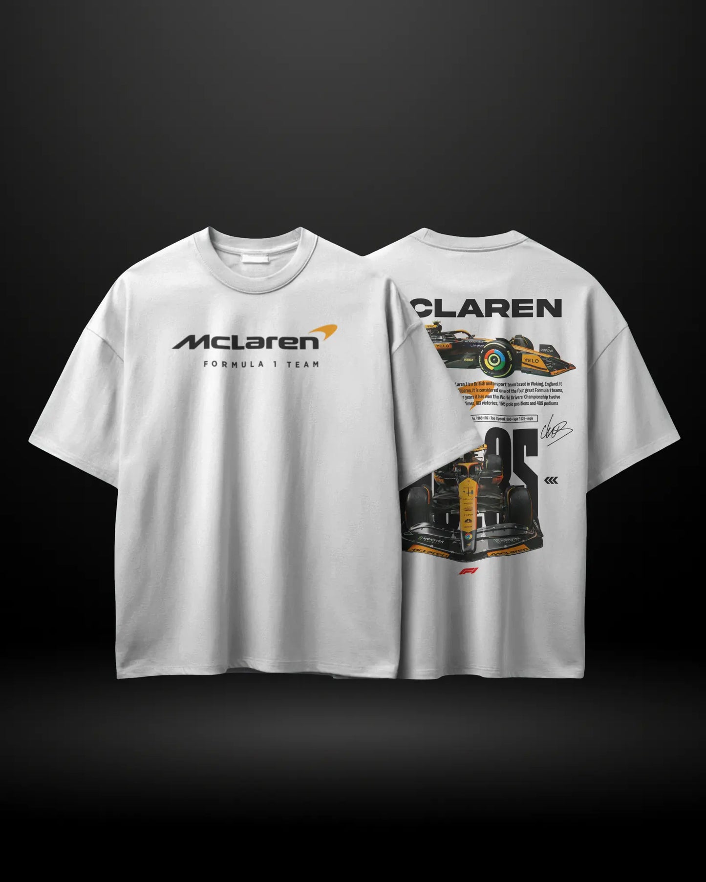 Formula 1 Mclaren MCL35 Oversized T-Shirt - APXKrew