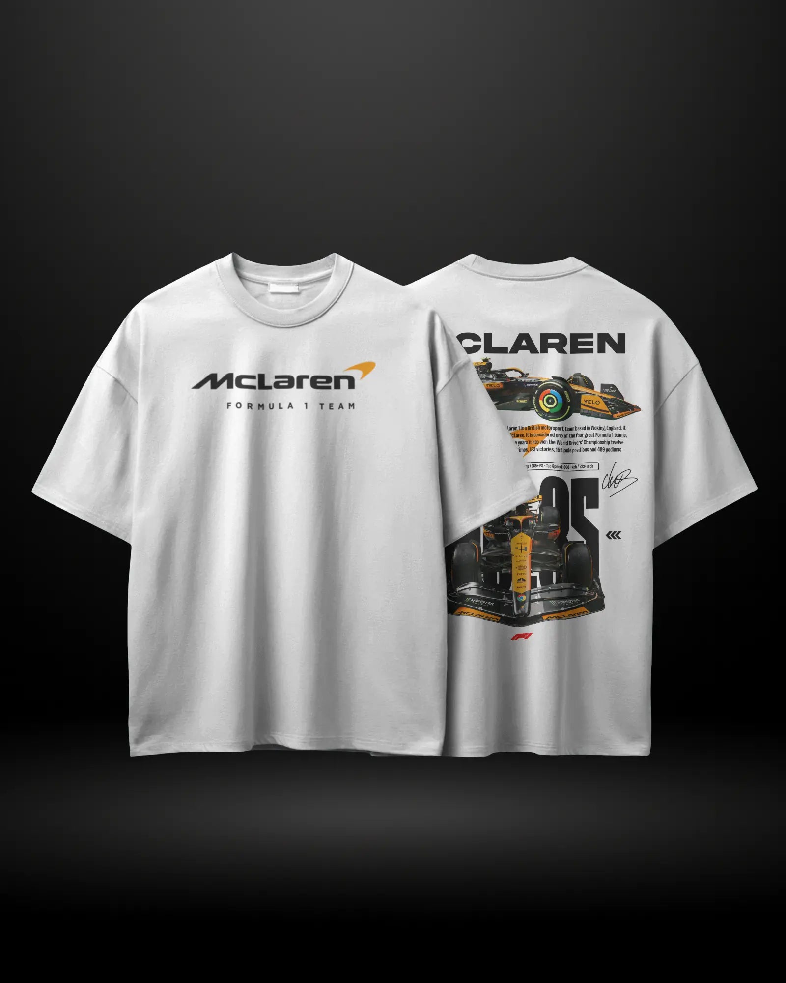 Formula 1 Mclaren MCL35 Oversized T-Shirt - APXKrew
