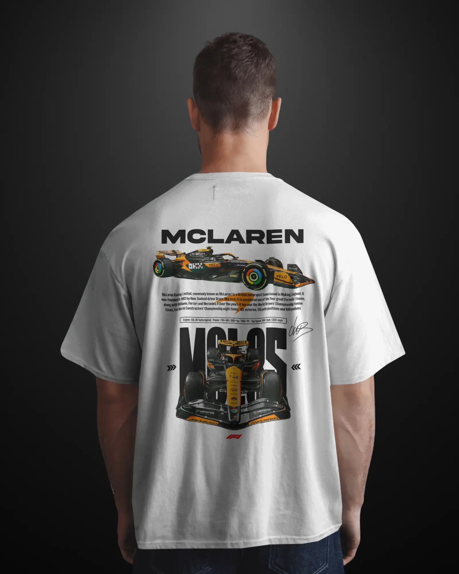 Formula 1 Mclaren MCL35 Oversized T-Shirt - APXKrew