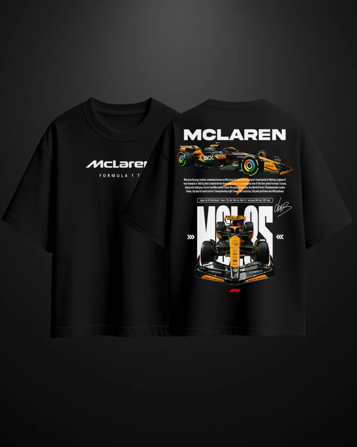 Formula 1 Mclaren MCL35 Oversized T-Shirt - APXKrew