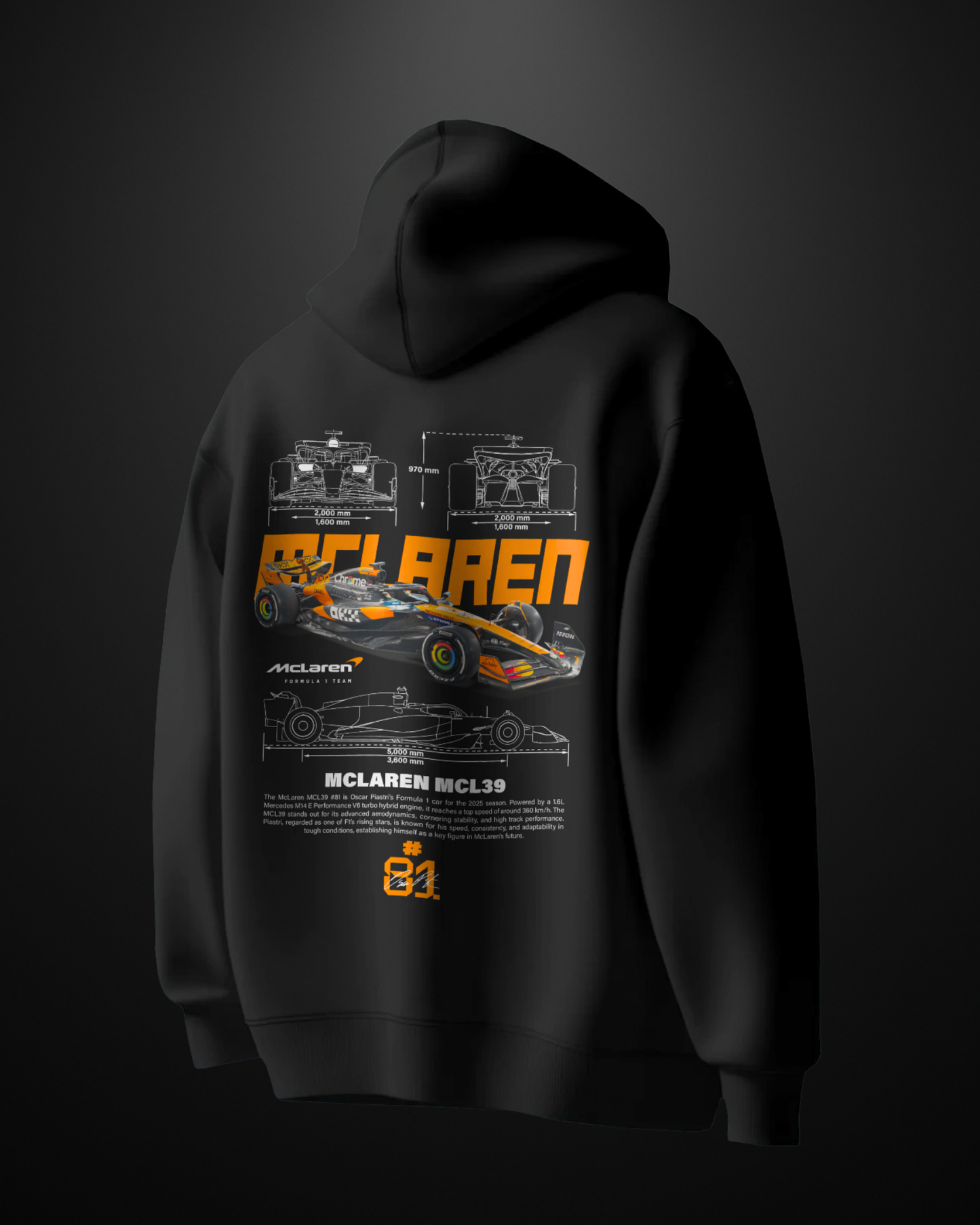 Formula 1 Mclaren MCL39 Hoodie - APXKrew
