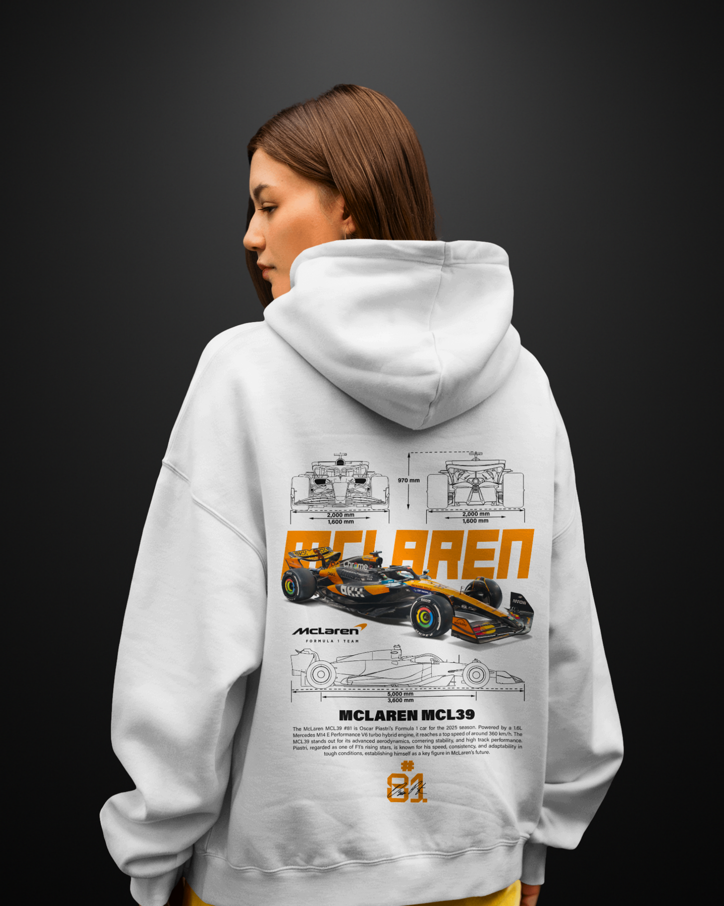 Formula 1 Mclaren MCL39 Hoodie - APXKrew