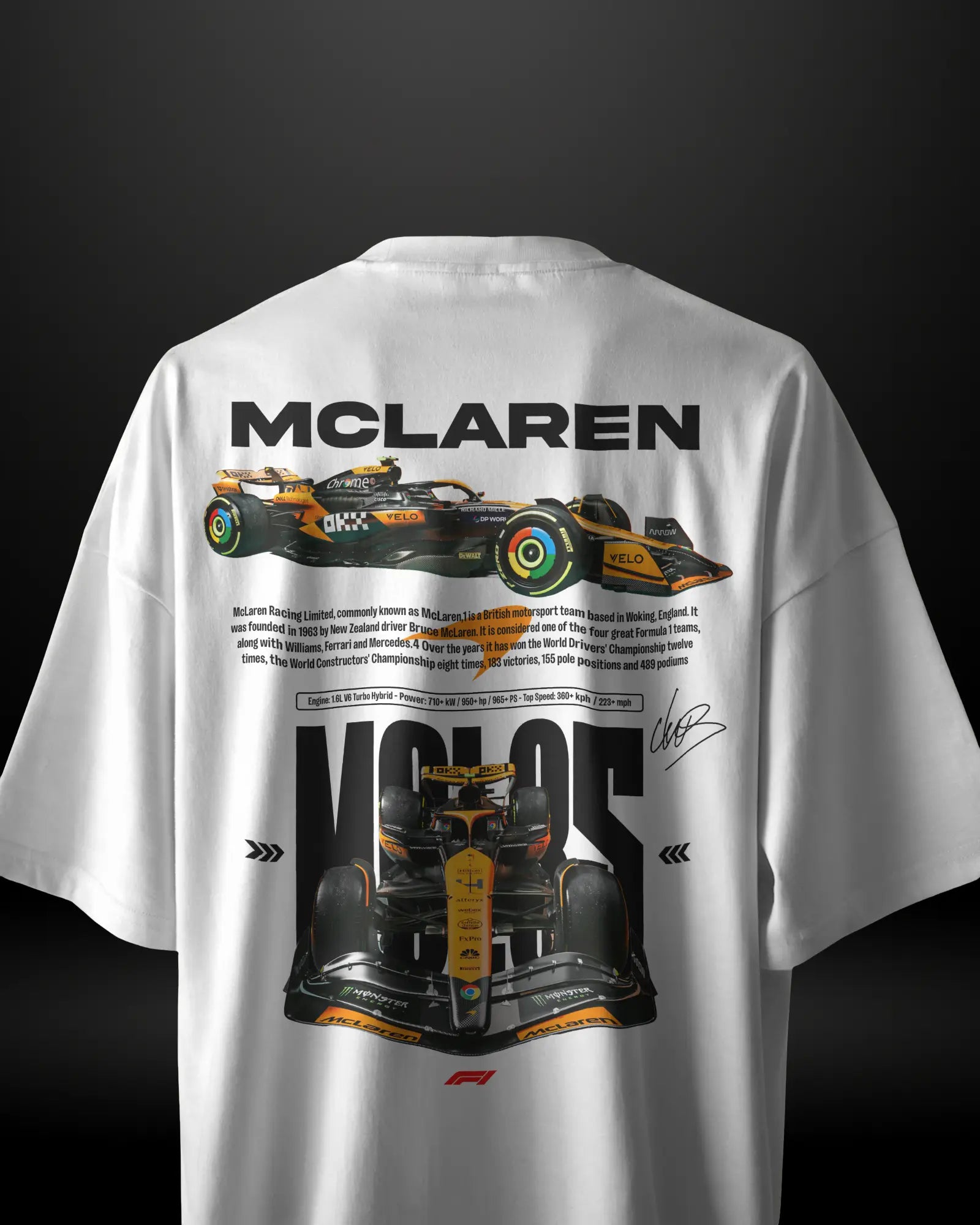 Formula 1 Mclaren Oversized T-Shirt APXKrew