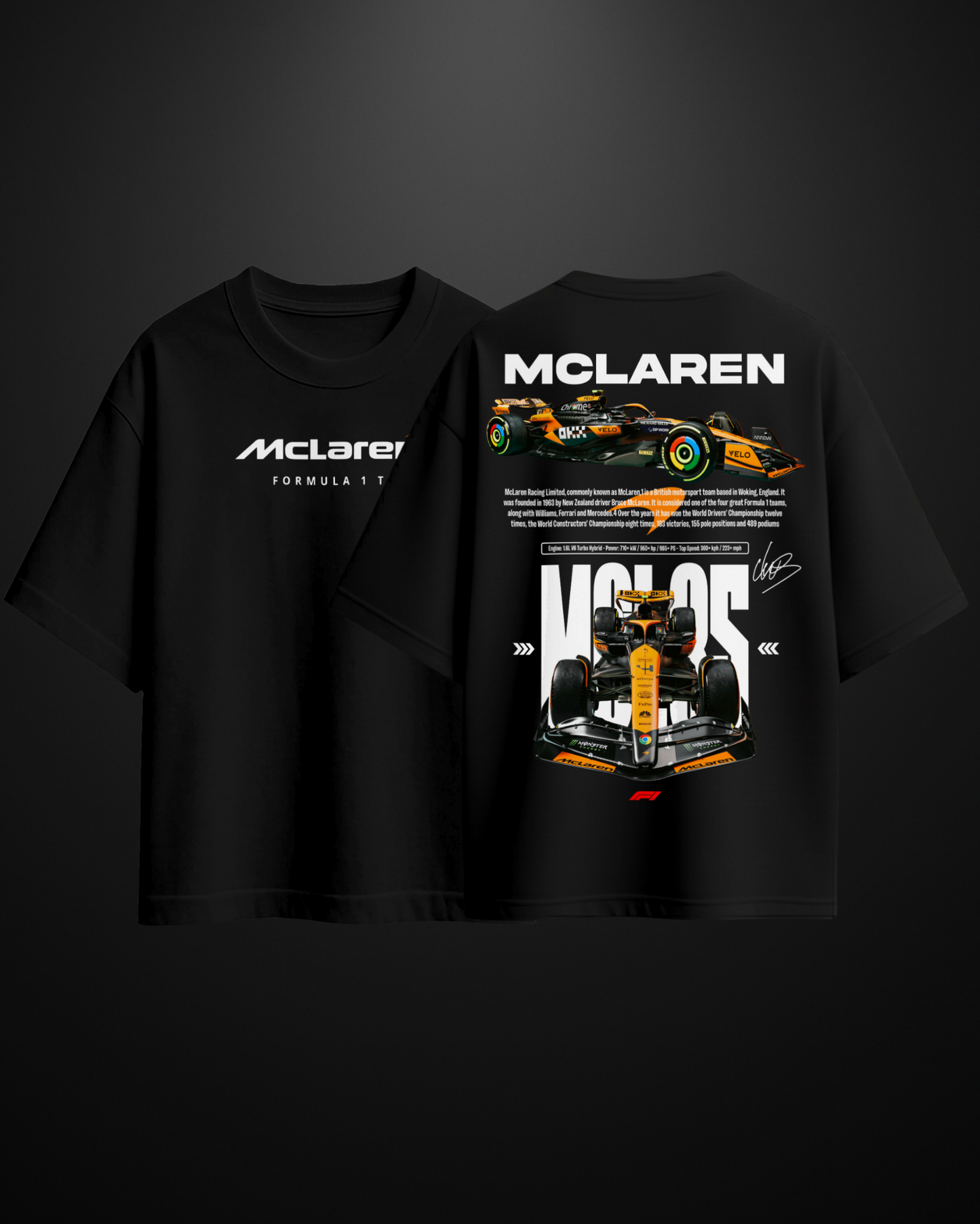 Formula 1 Mclaren Oversized T-Shirt APXKrew