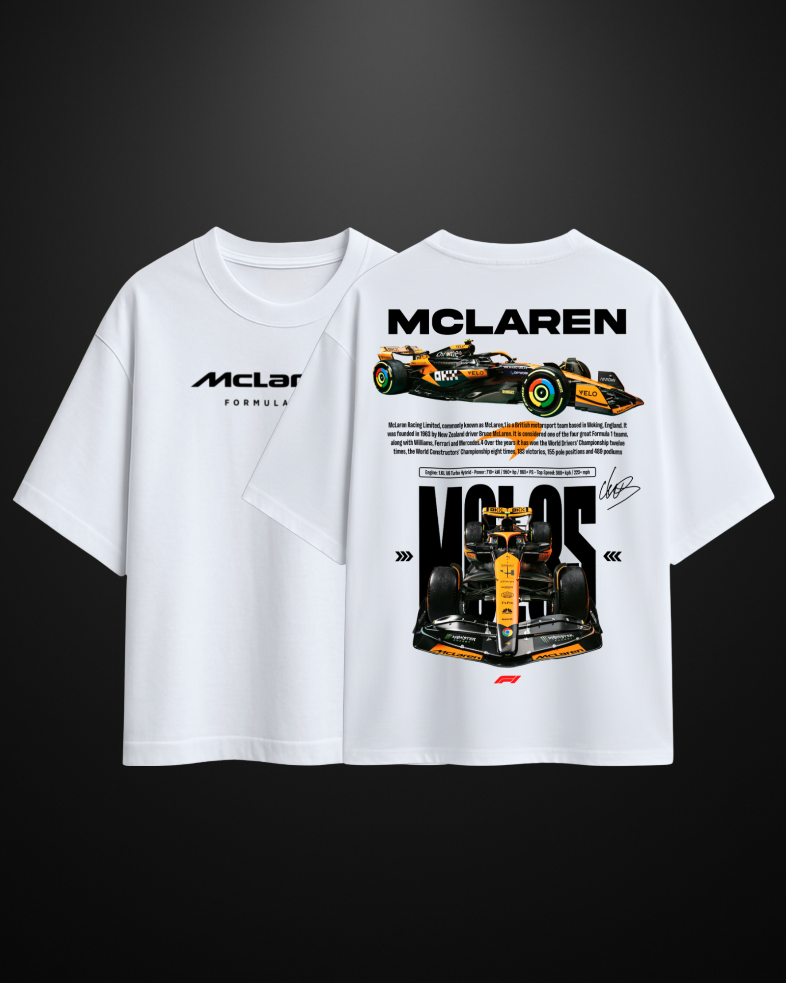 Formula 1 Mclaren Oversized T-Shirt APXKrew
