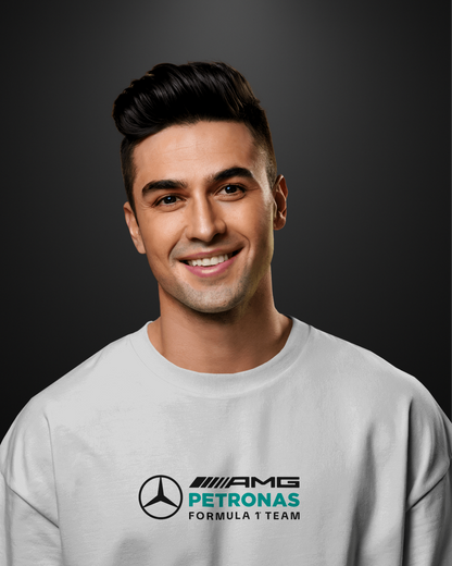 Formula 1 Mercedes AMG W17 Oversized T-Shirt Drop 1 - APXKrew