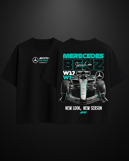 Formula 1 Mercedes AMG W17 Oversized T-Shirt Drop 1 - APXKrew