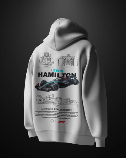 Formula 1 Mercedes Lewis Hamilton Hoodie - APXKrew