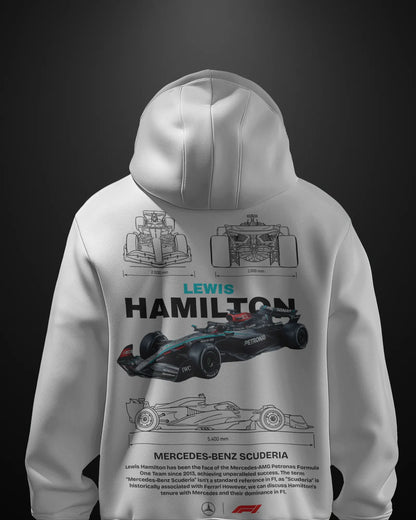 Formula 1 Mercedes Lewis Hamilton Hoodie - APXKrew