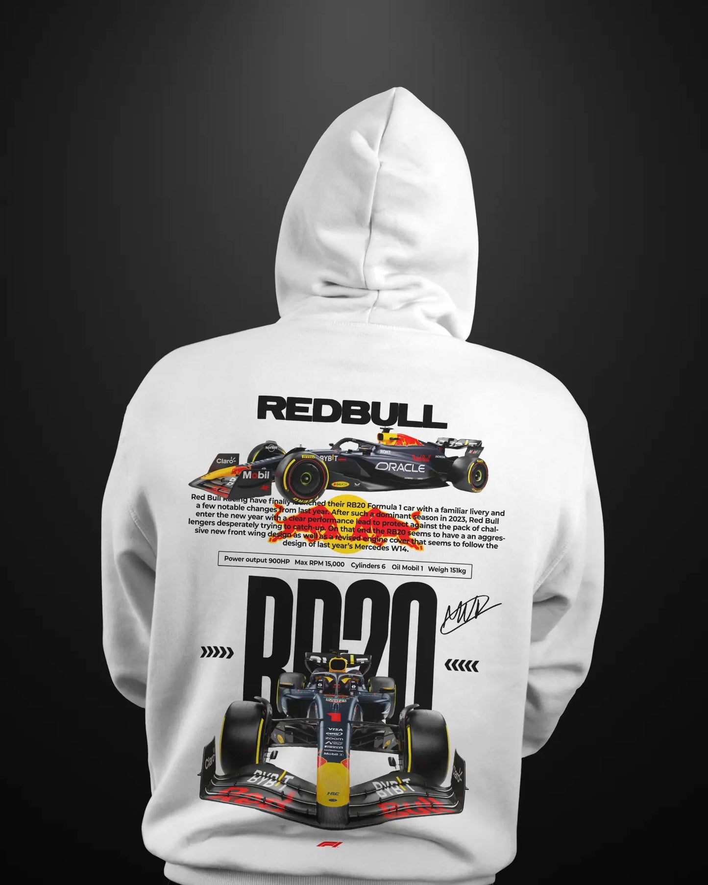 Formula 1 Red Bull RB20 Hoodie APXKrew