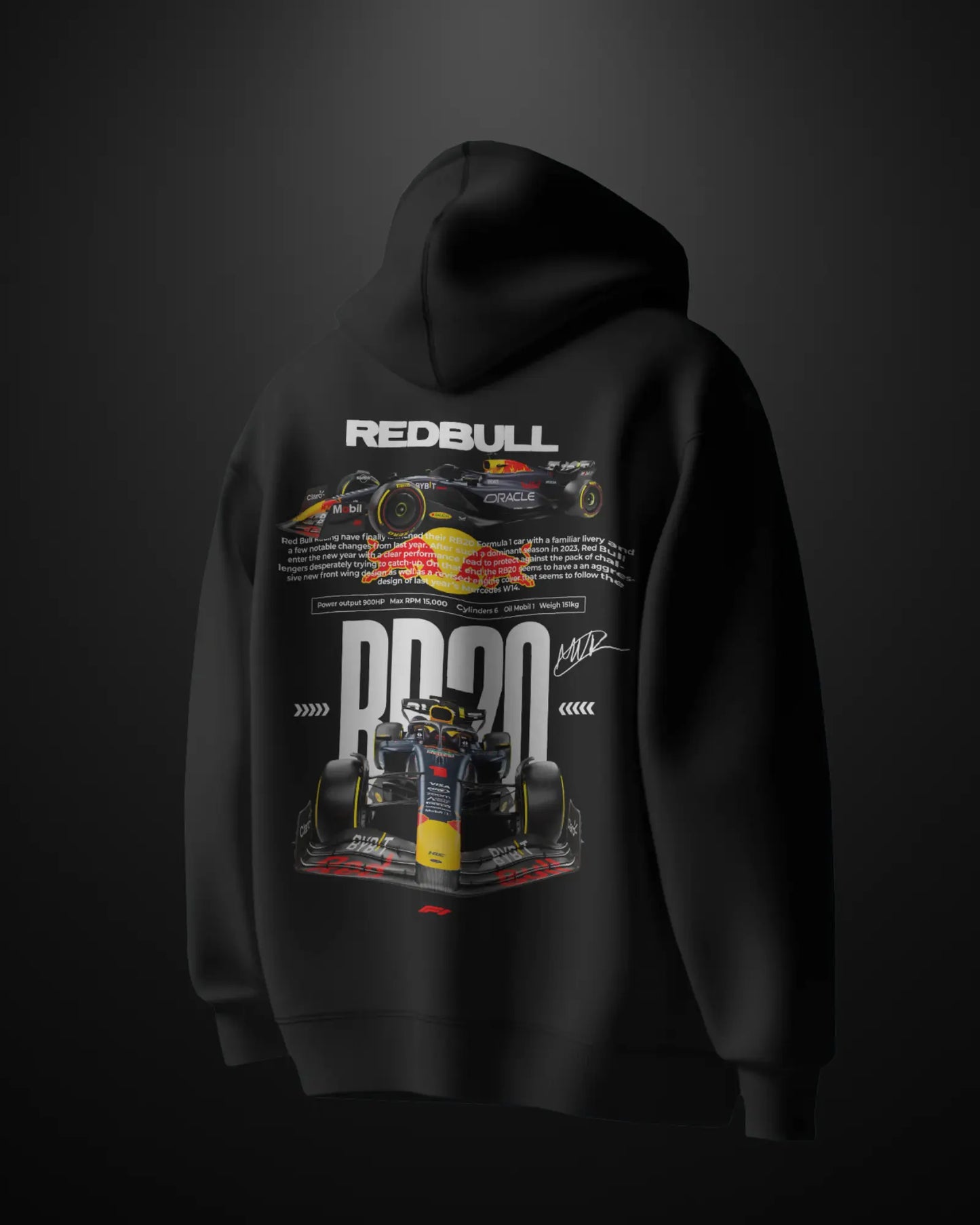Formula 1 Red Bull RB20 Hoodie - APXKrew