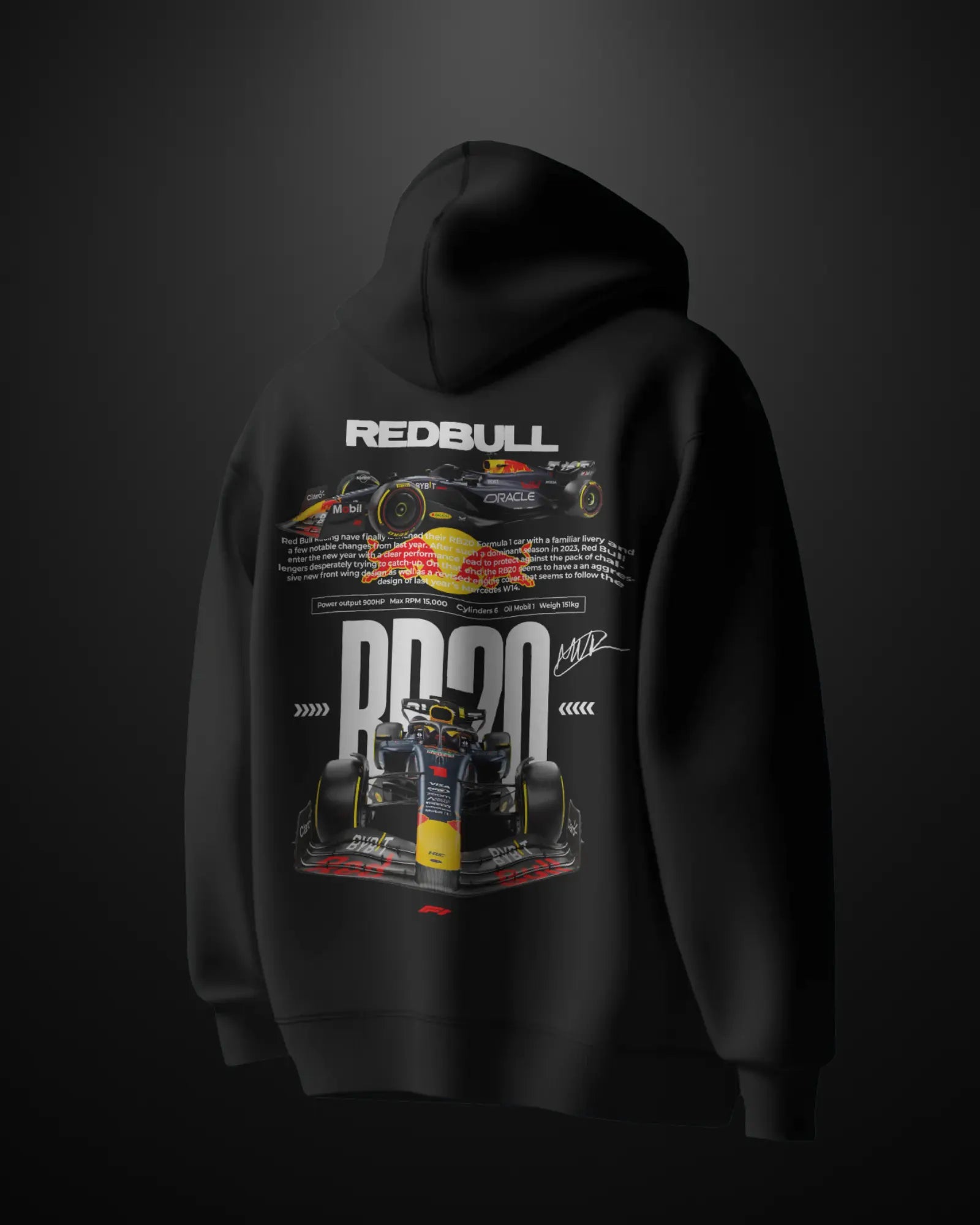 Formula 1 Red Bull RB20 Hoodie - APXKrew