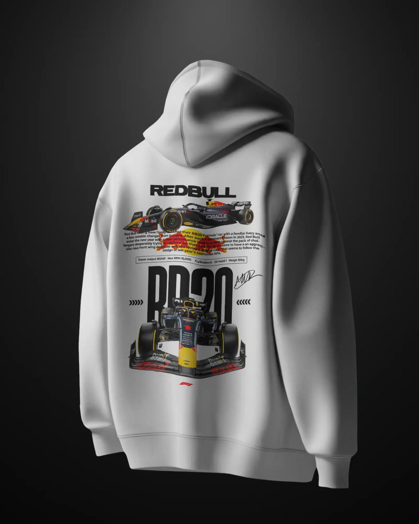 Formula 1 Red Bull RB20 Hoodie - APXKrew