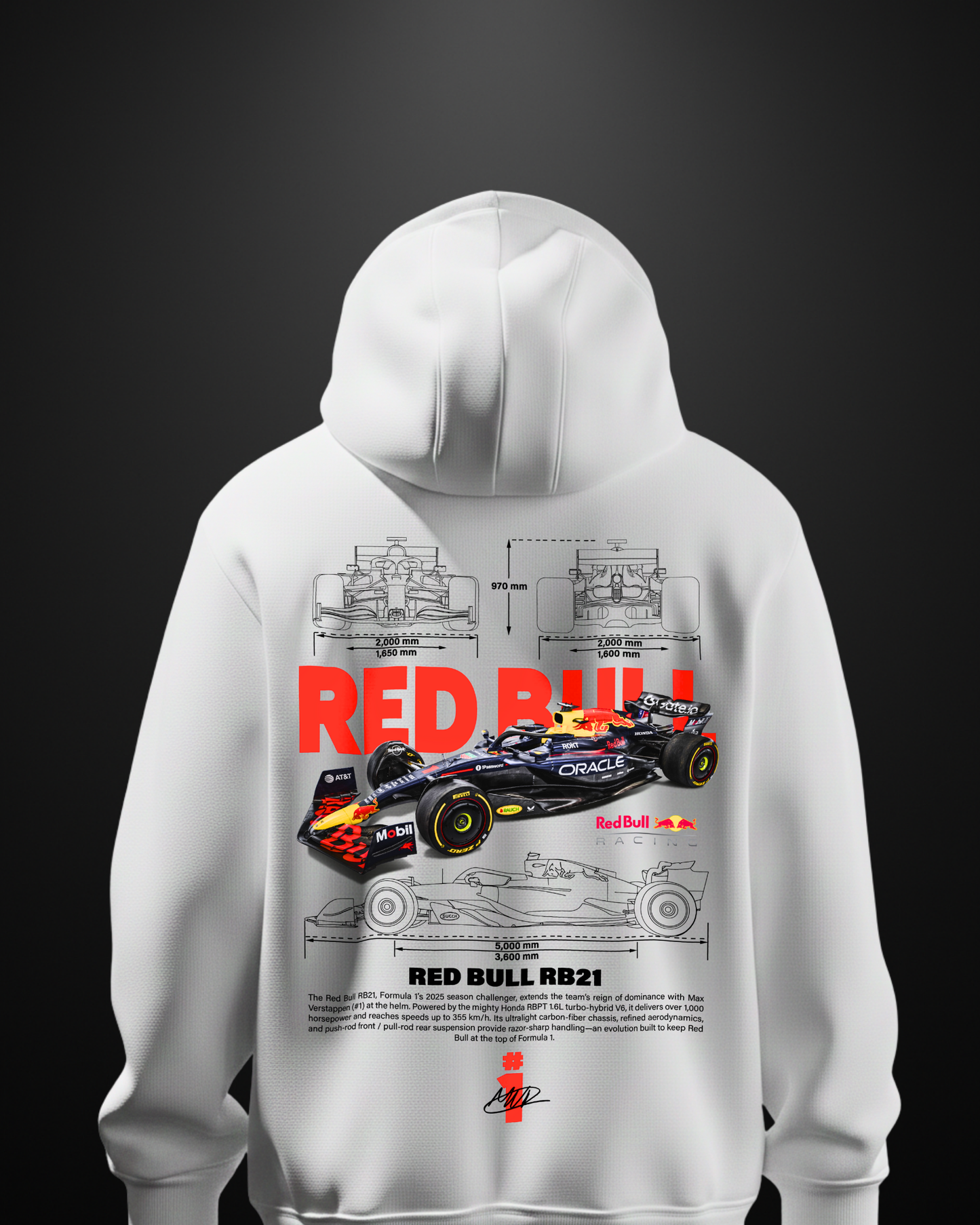Formula 1 Red Bull RB21 Hoodie - APXKrew