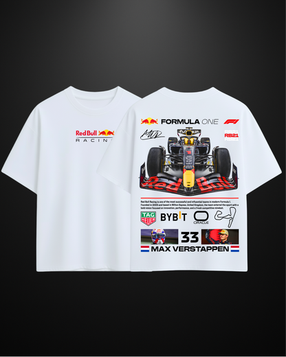 Formula 1 Red Bull RB21 Oversized T-Shirt - APXKrew