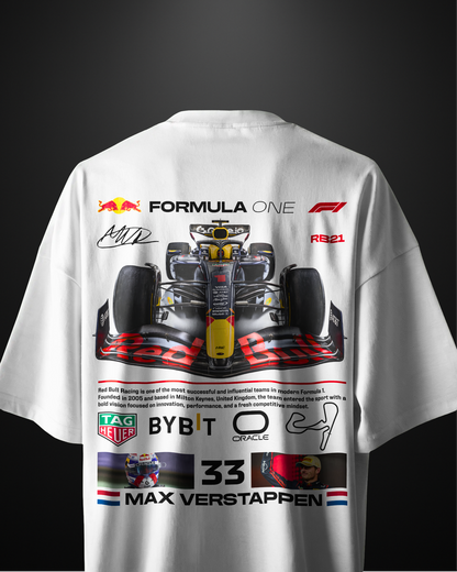 Formula 1 Red Bull RB21 Oversized T-Shirt - APXKrew