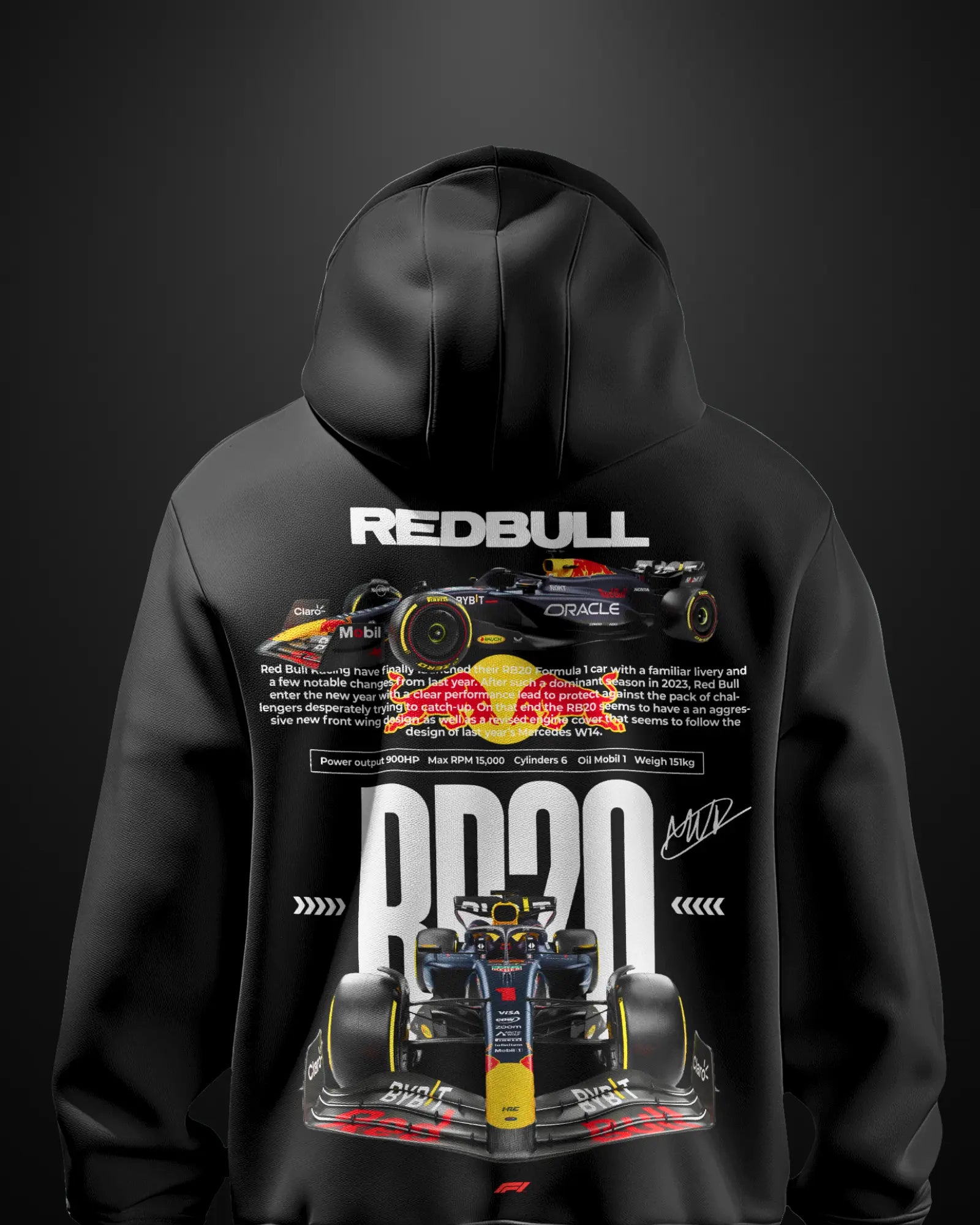 Formula 1 Red Bull RB20 Hoodie - APXKrew