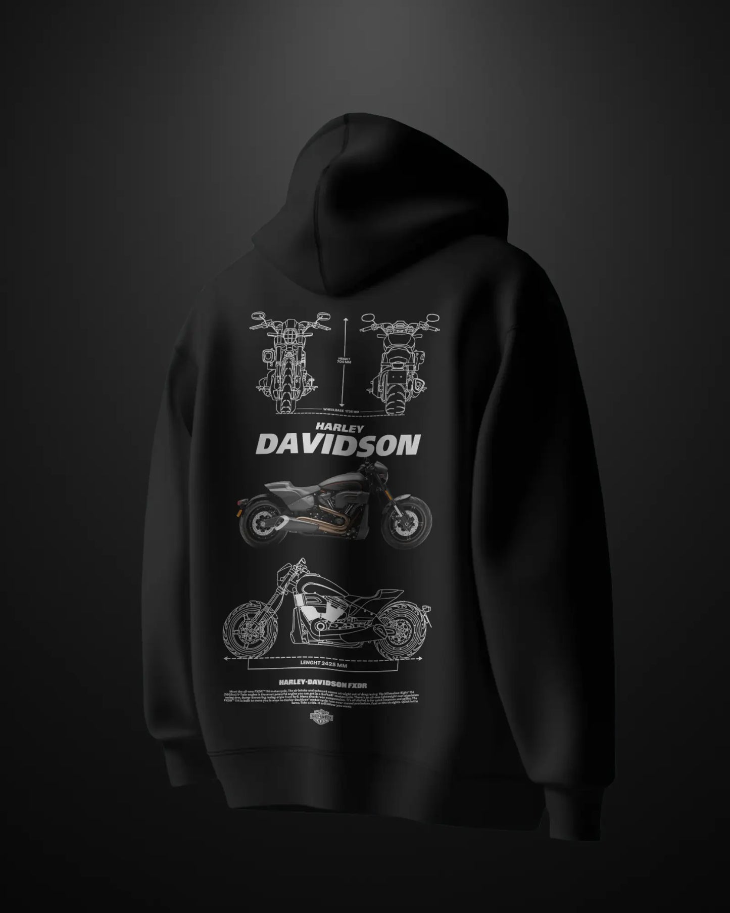 Harley Davidson FXDR 114 Hoodie - APXKrew