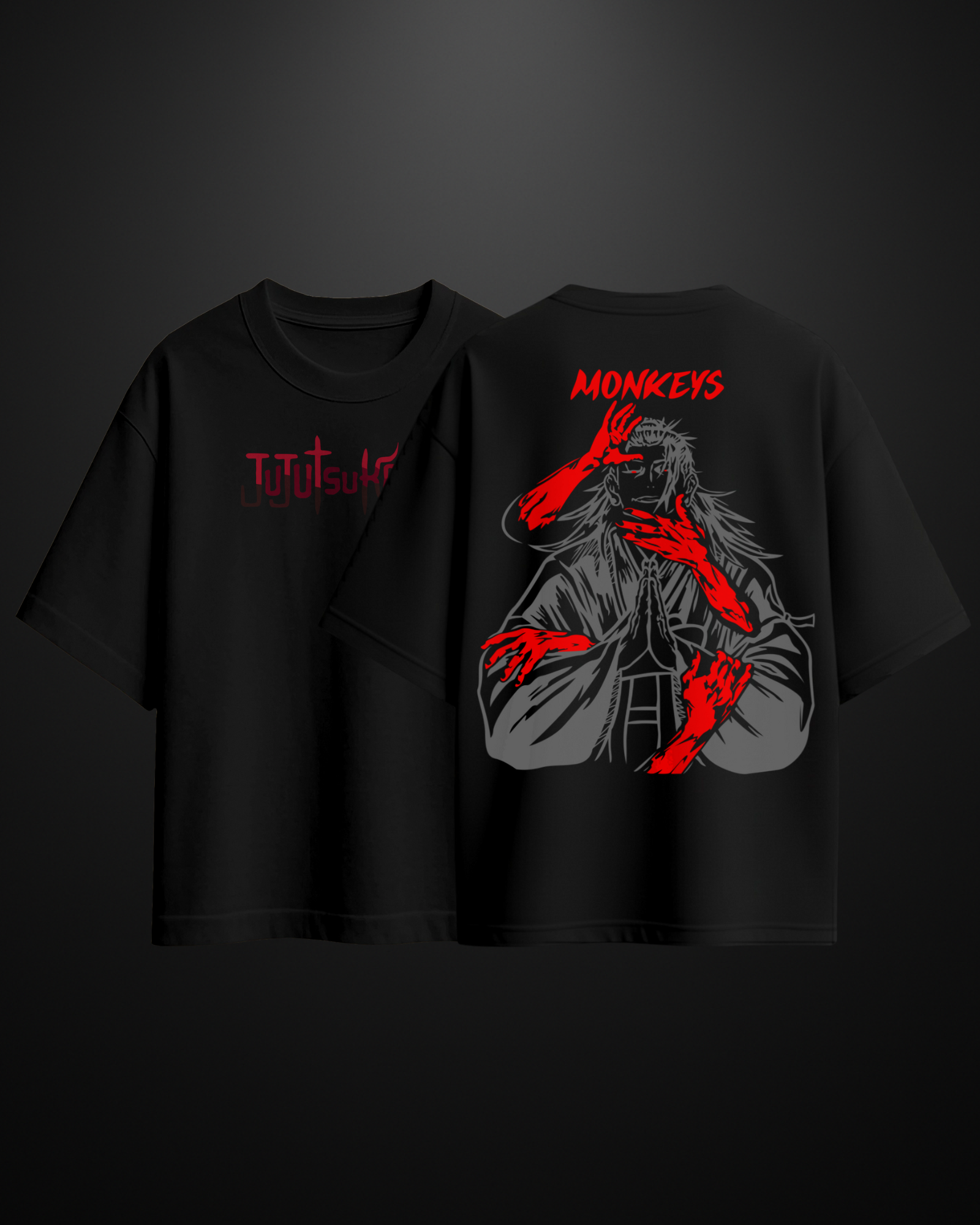Jujutsu Kaisen Geto Oversized T-Shirt Drop 1 APXKrew