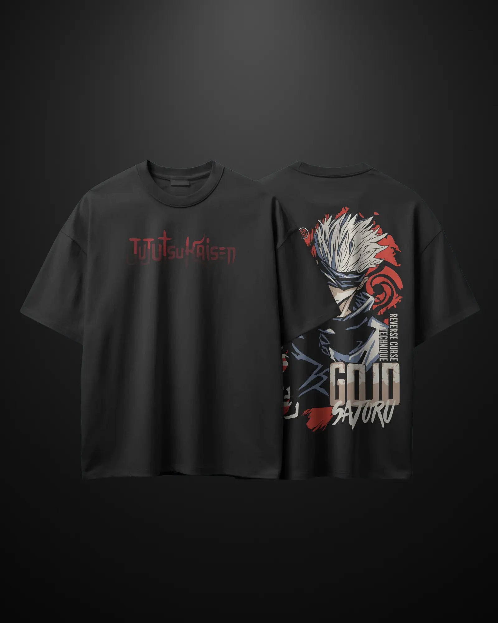 Jujutsu Kaisen Gojo Satoru Oversized T-Shirt Drop 1 APXKrew