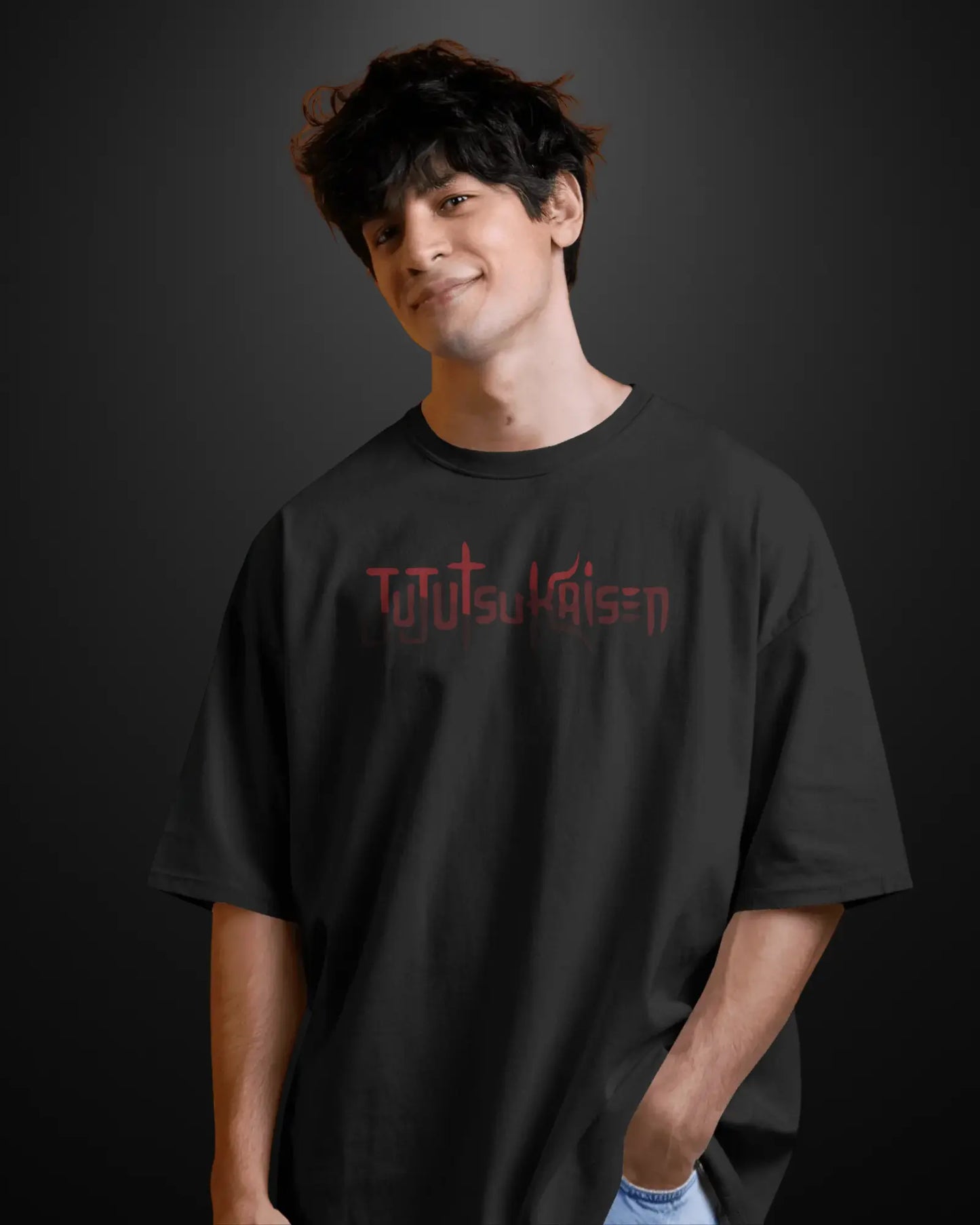 Jujutsu Kaisen Gojo Satoru Oversized T-Shirt Drop 1 - APXKrew