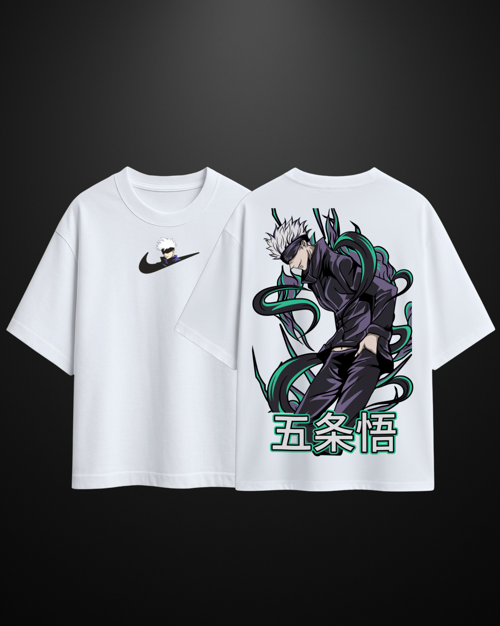 Jujutsu Kaisen Gojo Satoru Oversized T-Shirt Drop 2 APXKrew