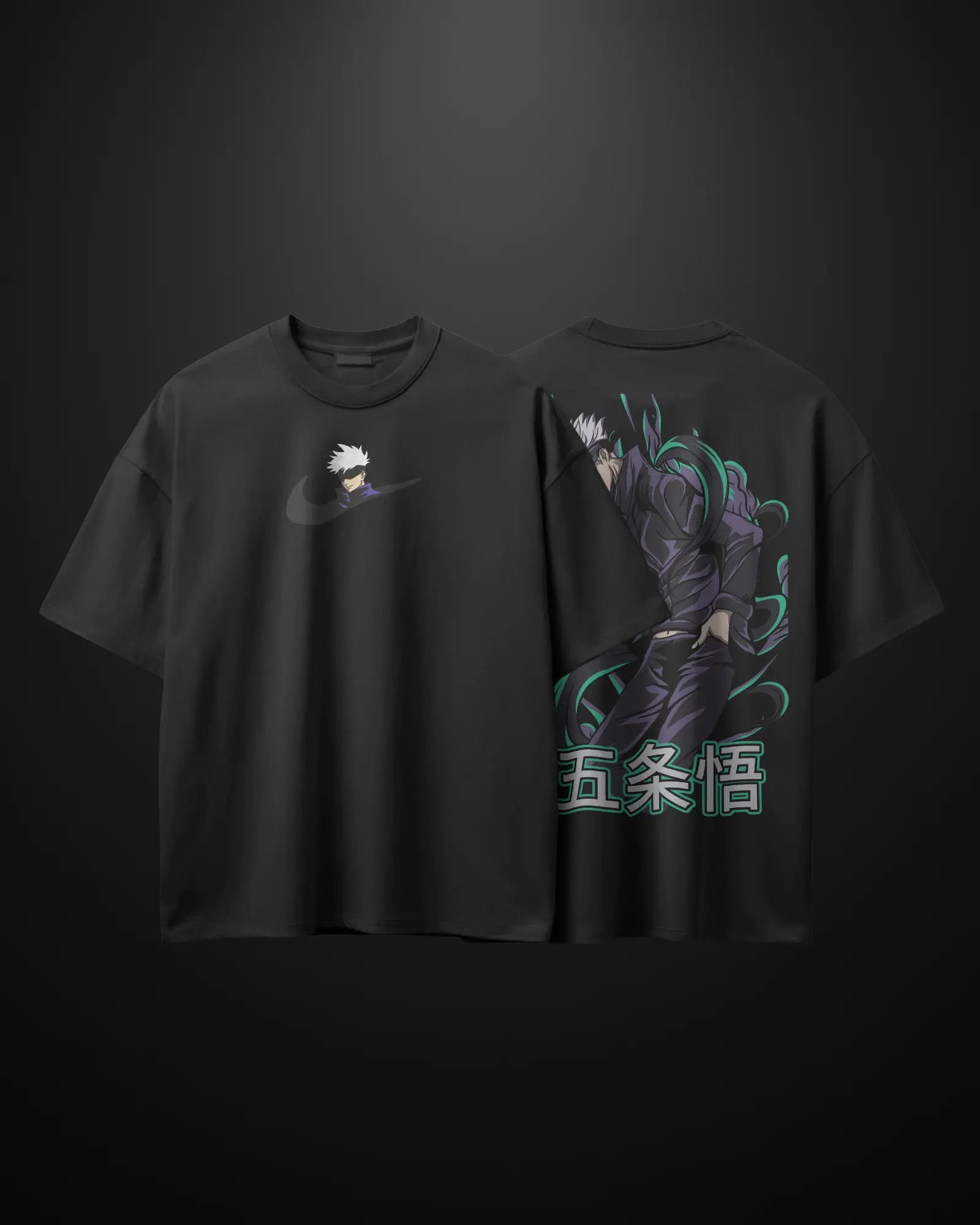 Jujutsu Kaisen Gojo Satoru Oversized T-Shirt Drop 2 - APXKrew
