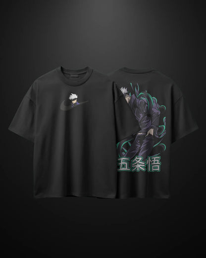 Jujutsu Kaisen Gojo Satoru Oversized T-Shirt Drop 2 - APXKrew
