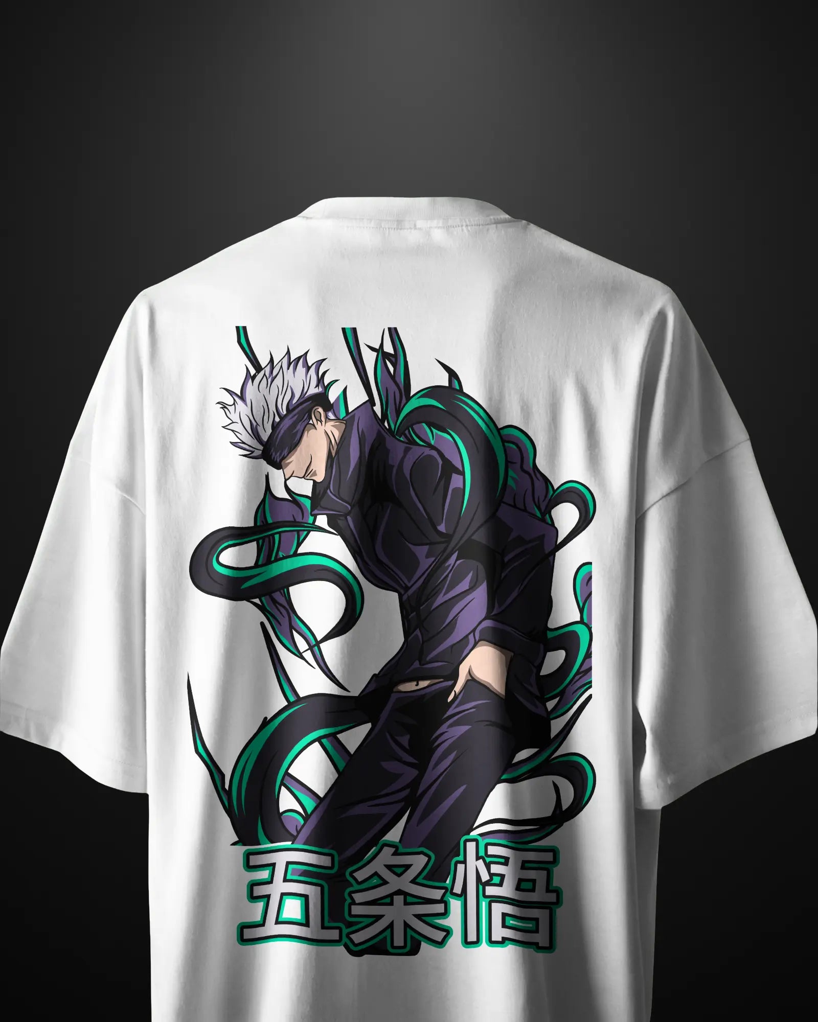 Jujutsu Kaisen Gojo Satoru Oversized T-Shirt Drop 2 - APXKrew