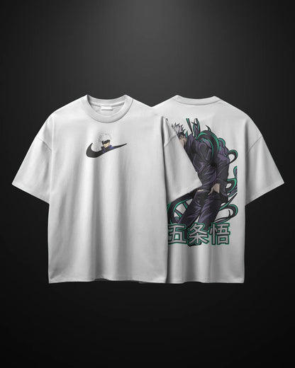 Jujutsu Kaisen Gojo Satoru Oversized T-Shirt Drop 2 - APXKrew