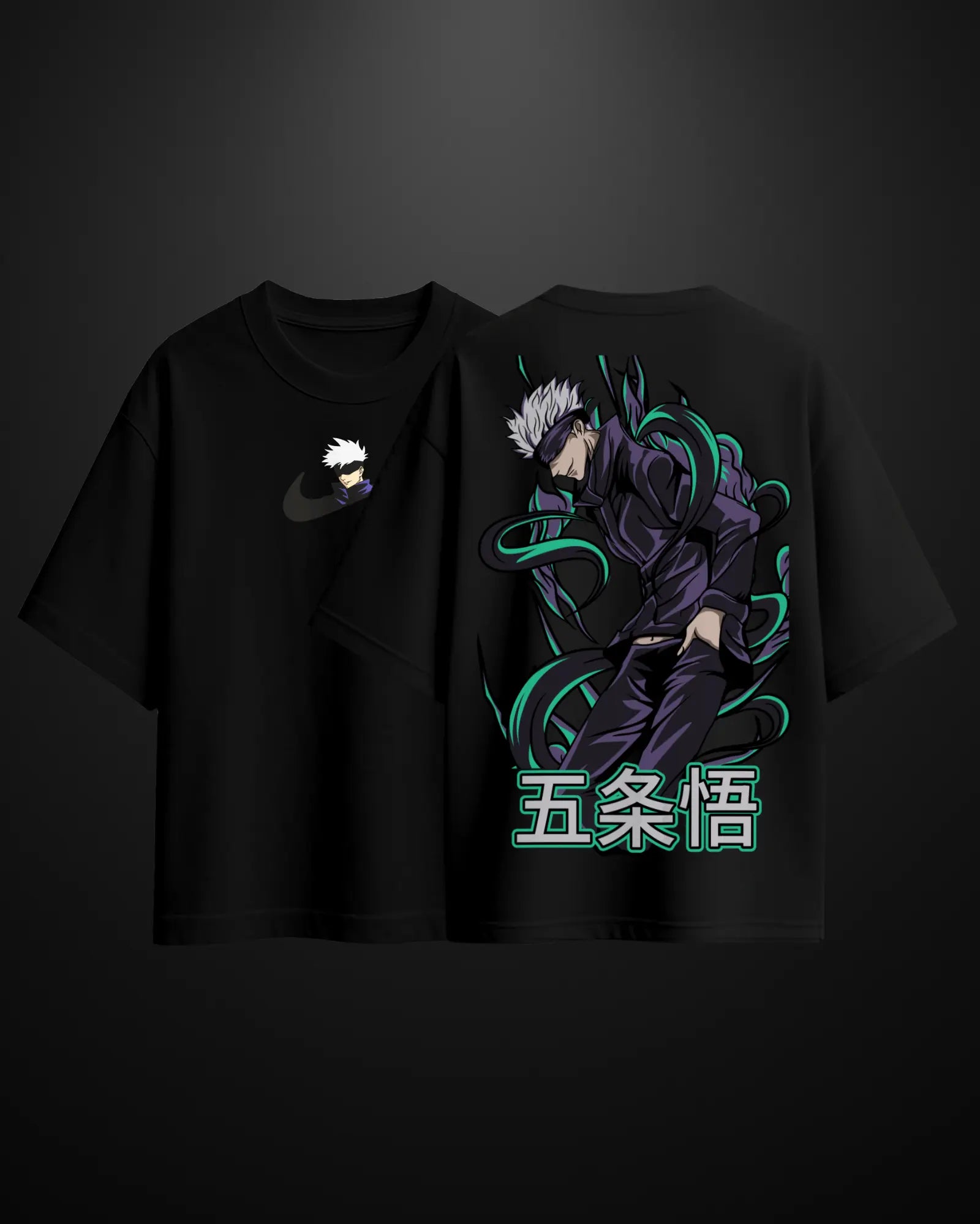 Jujutsu Kaisen Gojo Satoru Oversized T-Shirt Drop 2 - APXKrew