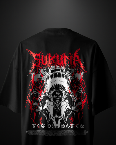 Jujutsu Kaisen Sukuna Oversized T-Shirt Drop 2