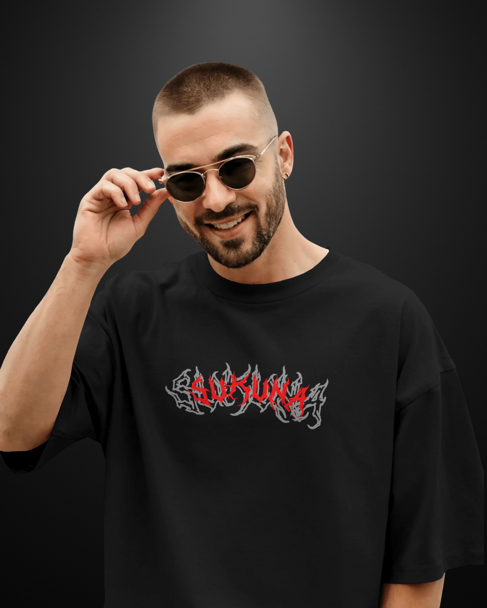 Jujutsu Kaisen Sukuna Oversized T-Shirt Drop 2 - APXKrew