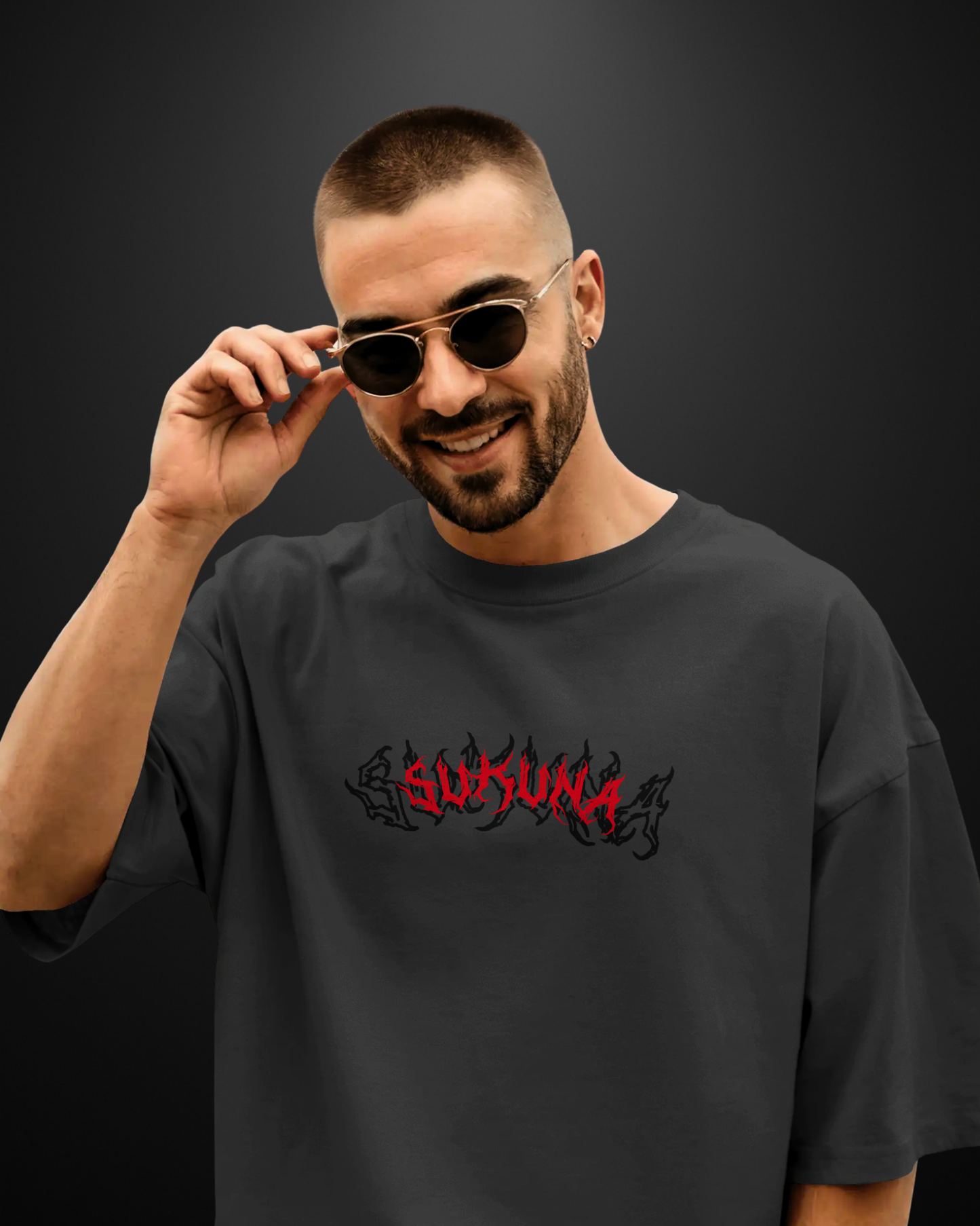 Jujutsu Kaisen Sukuna Oversized T-Shirt Drop 2 - APXKrew