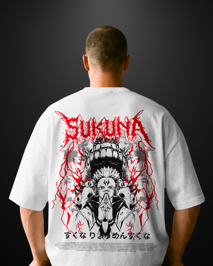 Jujutsu Kaisen Sukuna Oversized T-Shirt Drop 2 - APXKrew