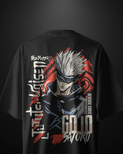 Jujutsu Kaisen Gojo Satoru Oversized T-Shirt Drop 1
