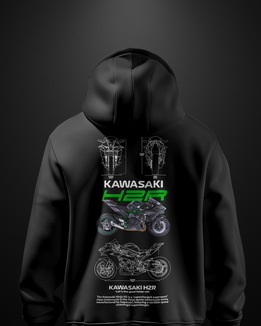 Kawasaki Ninja H2R Hoodie - APXKrew