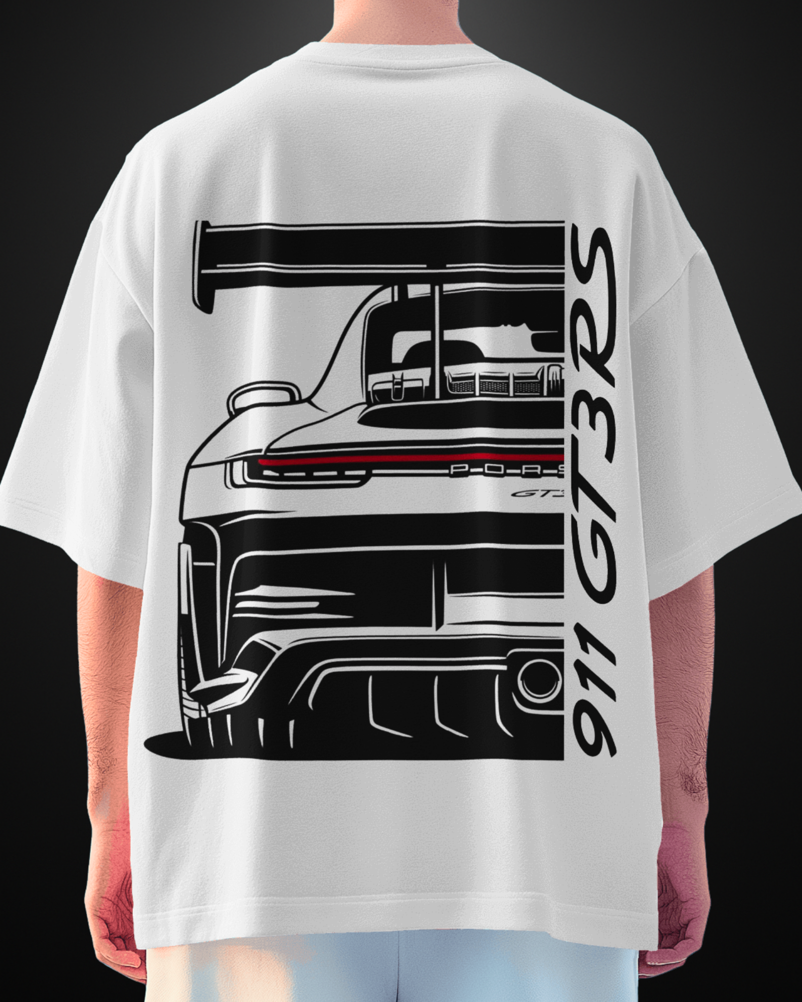 Porsche 911 GT3RS Oversized T-Shirt Drop 2 - APXKrew