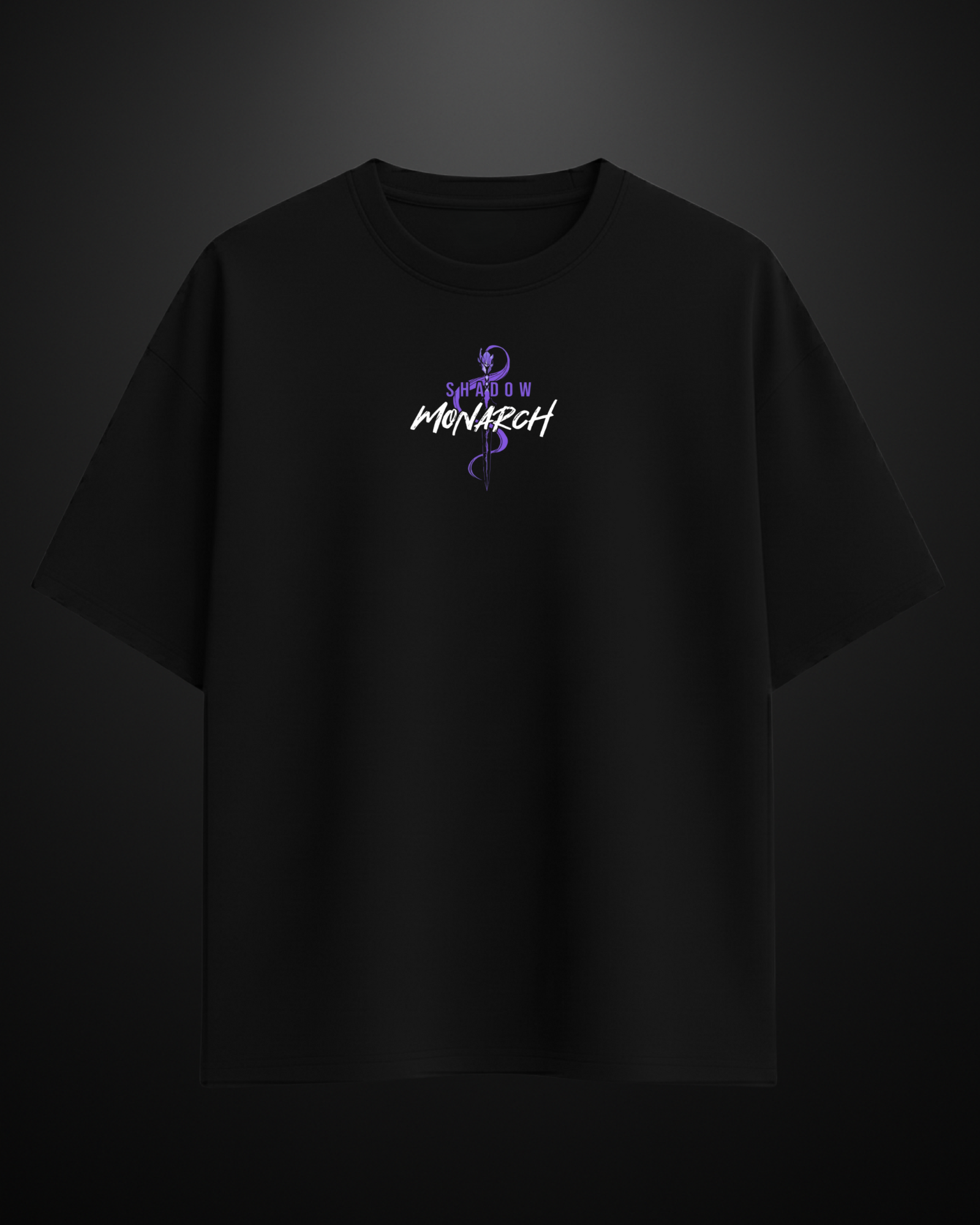 Solo Leveling Shadow Monarch Oversized T-Shirt Drop 1 - APXKrew