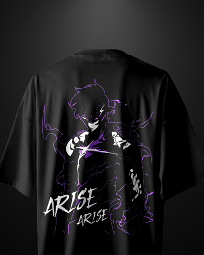 Solo Leveling Sung Jin Woo Oversized T-Shirt Drop 2