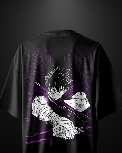 Solo Leveling Sung Jin Woo Oversized T-Shirt Drop 3