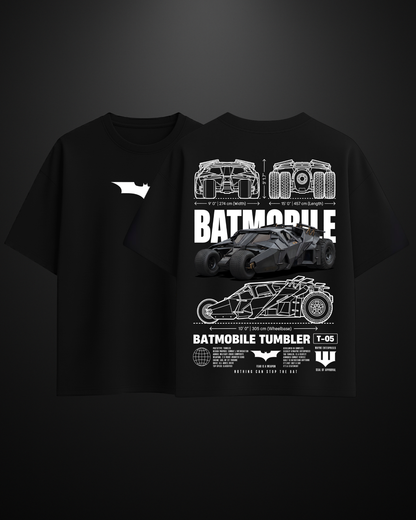 Batmobile Tumbler Supercar Oversized T-Shirt