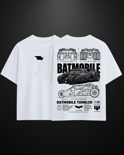 Batmobile Tumbler Supercar Oversized T-Shirt
