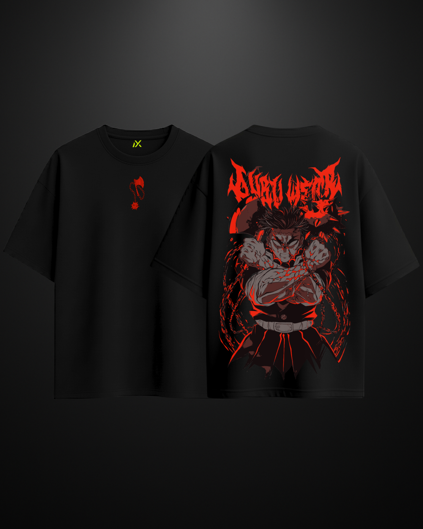 Demon Slayer Stone Hashira Oversized T-Shirt Drop 2 - APXKrew