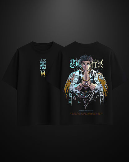 Demon Slayer Stone Hashira Oversized T-Shirt Drop 3 - APXKrew