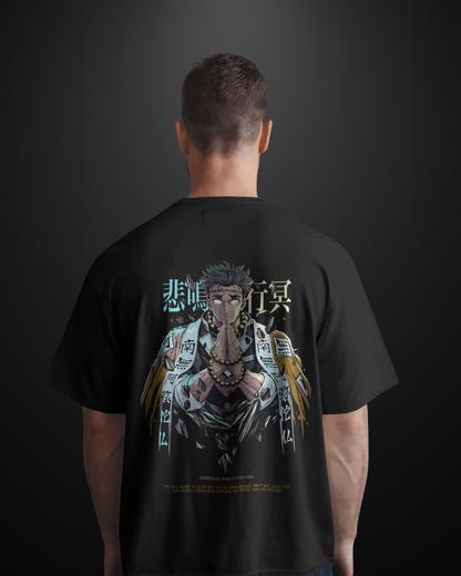 Demon Slayer Stone Hashira Oversized T-Shirt Drop 3 - APXKrew