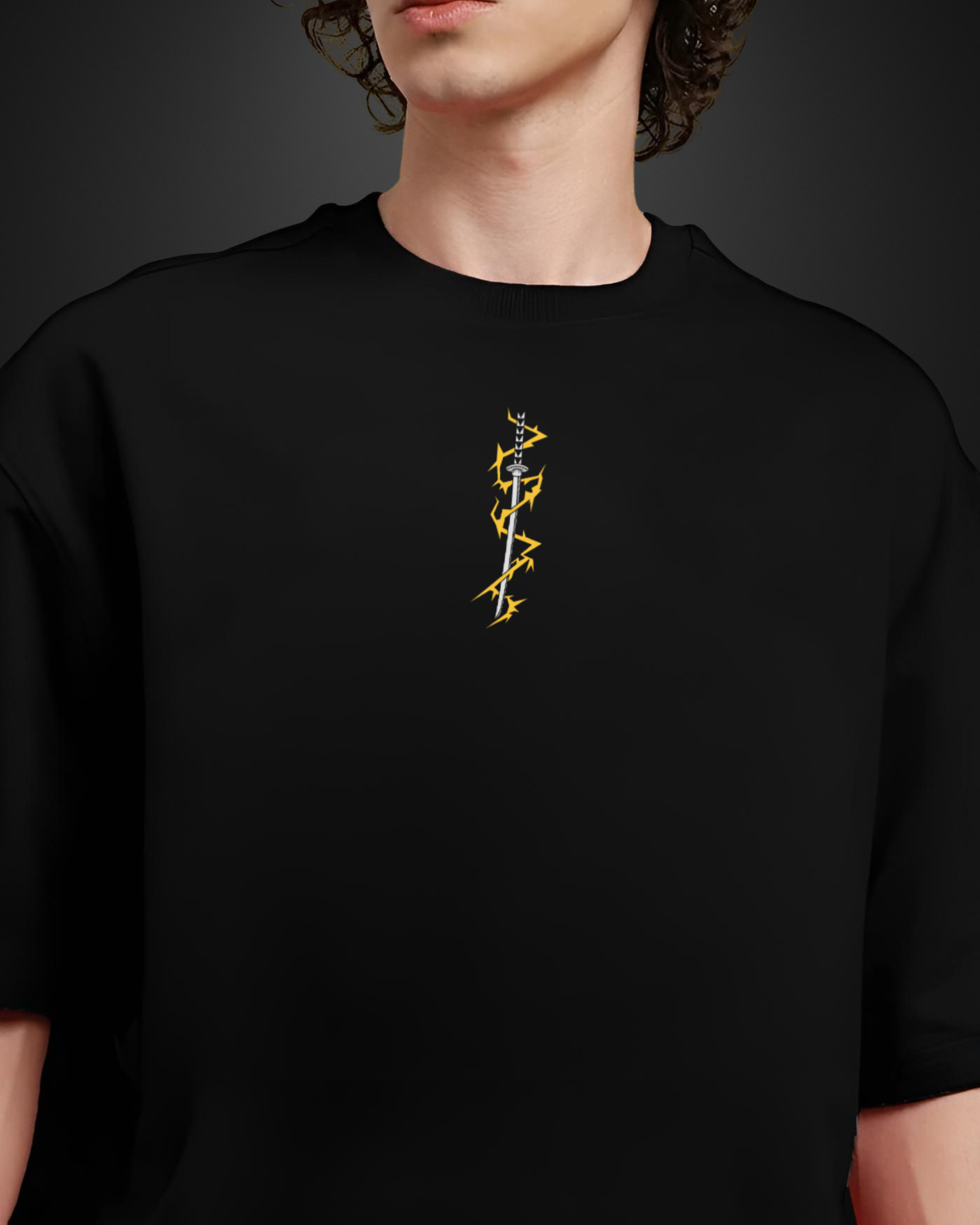 Demon Slayer Zenitsu Oversized T-Shirt Drop 2 - APXKrew