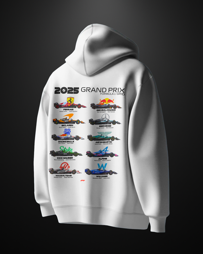 Formula 1 2025 Grand Prix Grid Hoodie - APXKrew