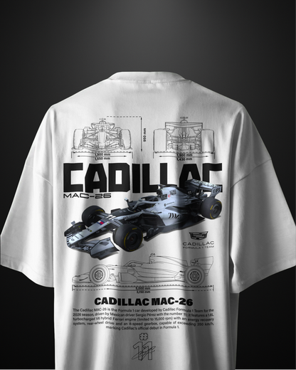Formula 1 Cadillac MAC-26 Oversized T-Shirt Drop 1