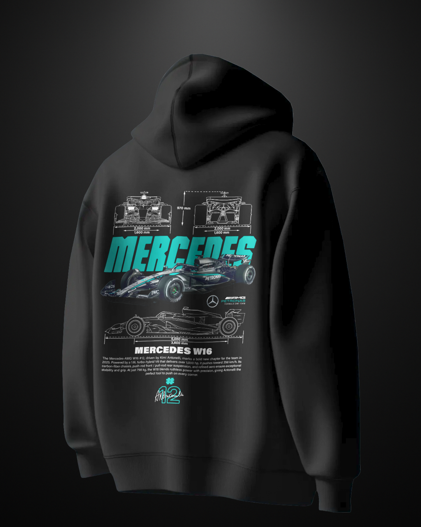 Formula 1 Mercedes AMG W16 Hoodie